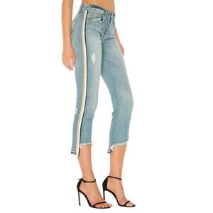 McGuire Ibiza Side Striped Raw Step Hem Jeans Size 26